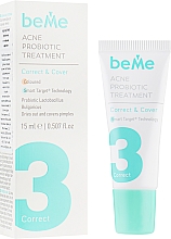 Духи, Парфюмерия, косметика Крем-корректор тонирующий против акне 3 - BeMe Correct and Cover Cream