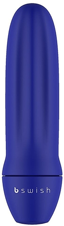 Классический мини-вибратор, синий - B Swish Bmine Basic Bullet Vibrator Reflex Blue — фото N1