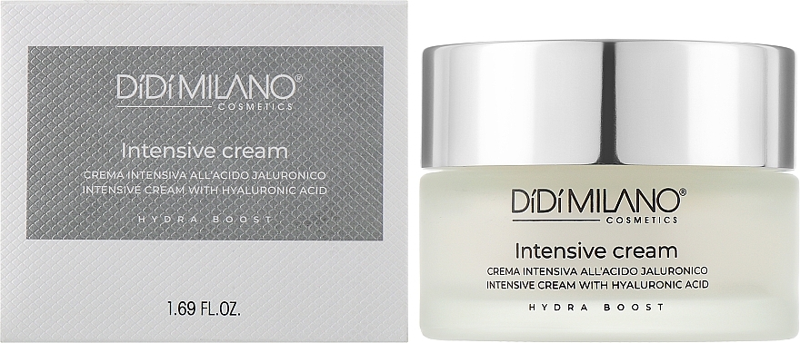 Інтенсивний крем з гіалуроновою кислотою - Didi Milano Intensive Cream With Hyaluronic Acid — фото N2