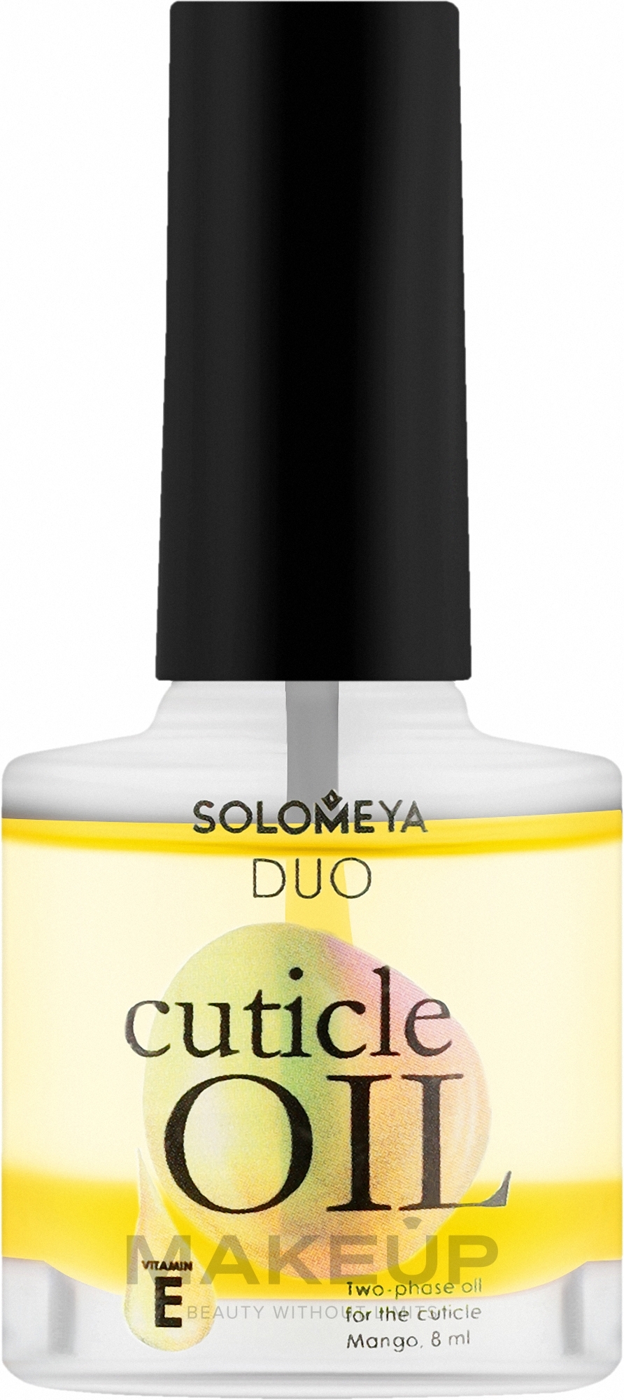 Двофазна олія для кутикули "Манго" - Solomeya Cuticle Oil — фото 8ml