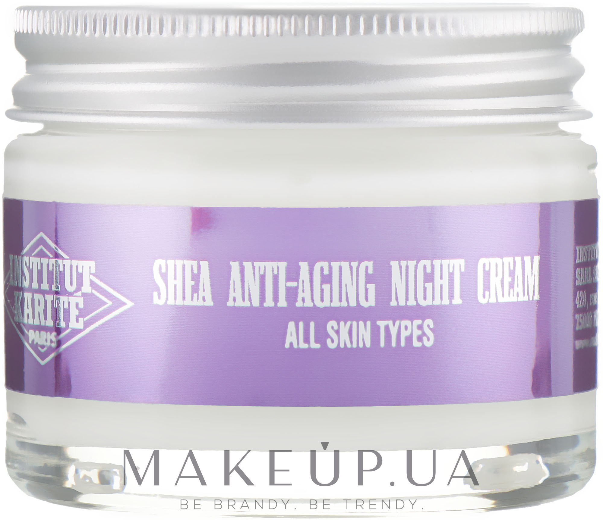 Крем для обличчя нічний - Institut Karite Shea Anti Aging Night Cream Cotton Cloud — фото 50ml