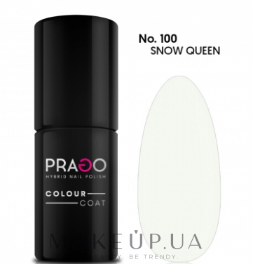 Гібридний лак для нігтів - Prago Colour Coat — фото 100 - Snow Queen