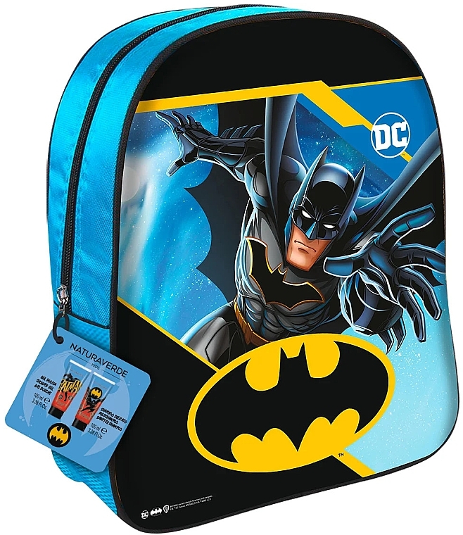 Набір - Naturaverde Kids Batman (shm/100ml + sh/gel/100ml + backpack) — фото N1