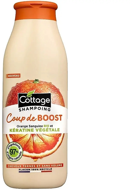 Кератиновий шампунь з екстрактом червоного апельсина - Cottage Hair Shampoo — фото N1