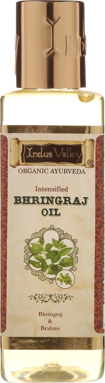 Трав'яна олія Bhringraj - Indus Valley Bio Organic — фото N1