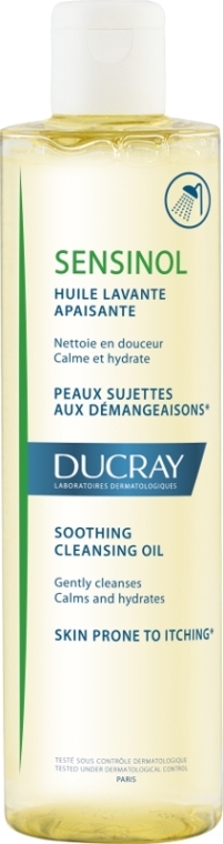 Успокаивающее масло для душа - Ducray Sensinol Soothing Cleansing Oil — фото N1