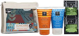 Парфумерія, косметика Набір - Apivita Suncare Weeked Away (f/milk/100ml + f/gel/100ml + f/mask/8mlx2)