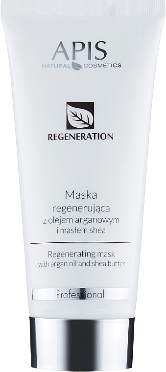 Восстанавливающая маска с аргановым маслом и маслом ши - APIS Professional Regeneration Mask — фото N1