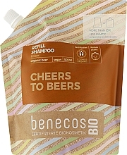 Шампунь для волос - Benecos Unisex Organic Beer Shampoo (дой-пак) — фото N2