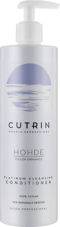 Очищувальний кондиціонер для волосся - Cutrin Hohde Platinum Cleansing Conditioner — фото N1