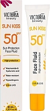 Солнцезащитный флюид - Victoria Beauty Sun Kiss Sun Protection Face Fluid SPF50 — фото N2