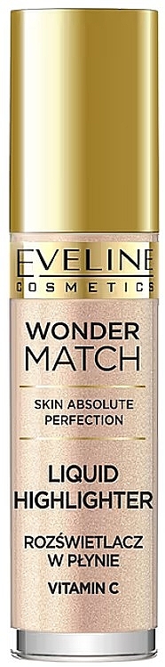 Рідкий хайлайтер для обличчя - Eveline Cosmetics Wonder Match Liquid Highlighter — фото N1