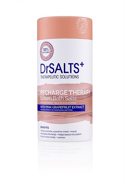 Сіль для ванни - Dr Salts+ Recharge Therapy Epsom Bath Salts — фото N1