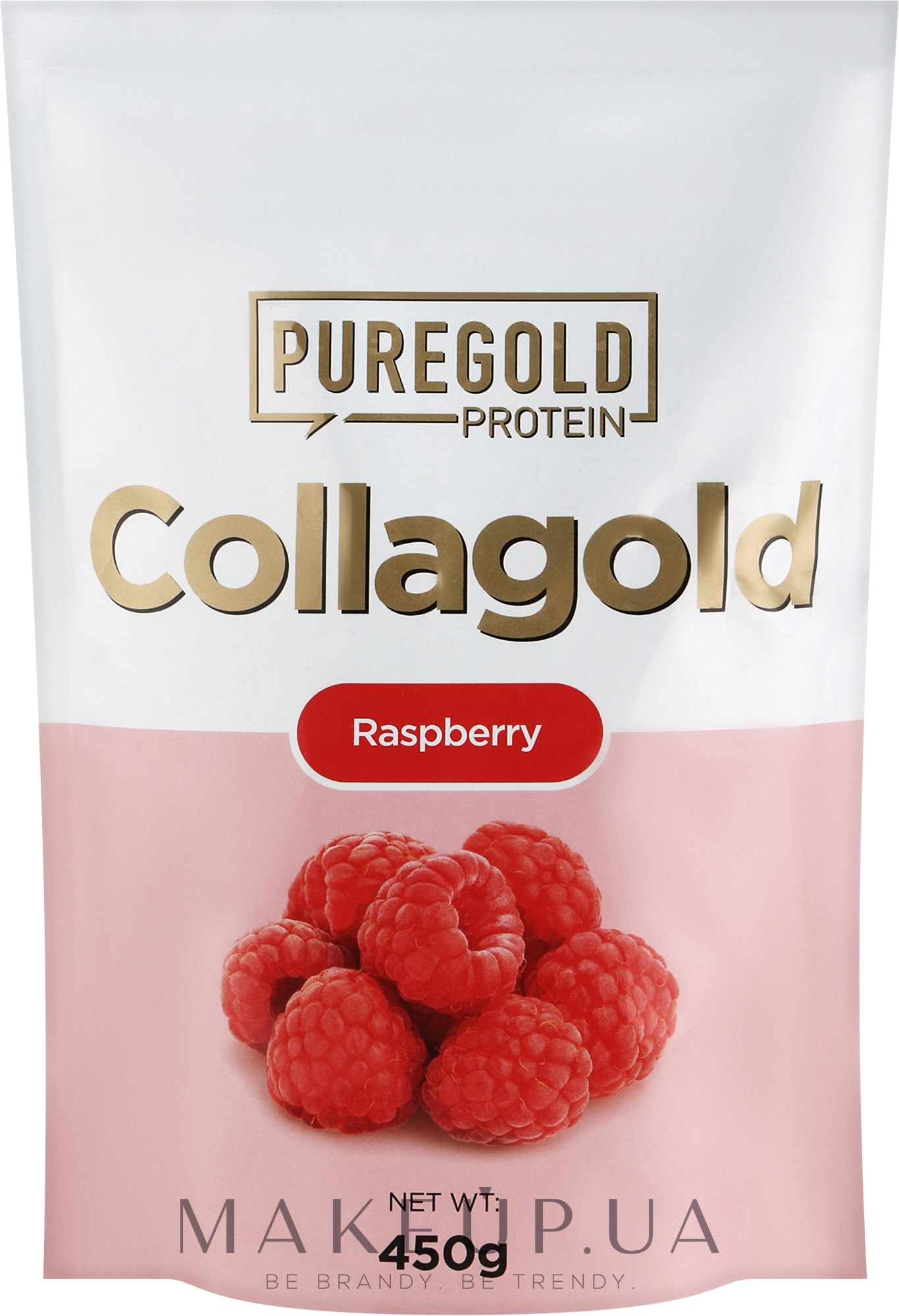 Колаген з гіалуроновою кислотою, вітаміном С і цинком, малина - PureGold CollaGold Raspberry — фото 450g