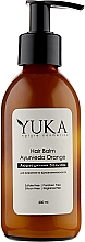 Аюрведичний бальзам для волосся "Кокос і апельсин" - Yuka Hair Balm — фото N1