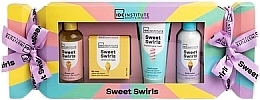 Духи, Парфюмерия, косметика Набор - Idc Institute Sweet Swirls (sh/gel/80 ml + h/cr/65 ml + b/lot/80 ml + soap/50 g)