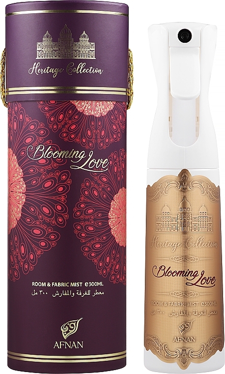 Спрей для дома - Afnan Perfumes Heritage Collection Blooming Love Room & Fabric Mist  — фото N2