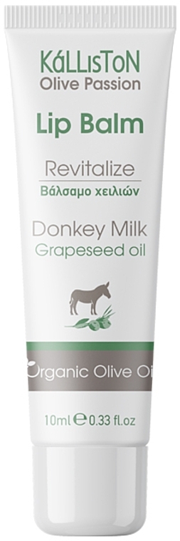 Бальзам для губ с ослиным молоком - Kalliston Lip Balm Revitalize Donkey Milk — фото N1