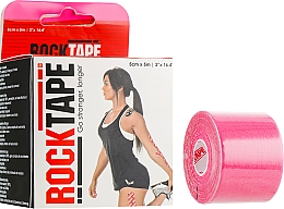 Кінезіо тейп "Pink" - RockTape Kinesio Tape Standart — фото N1