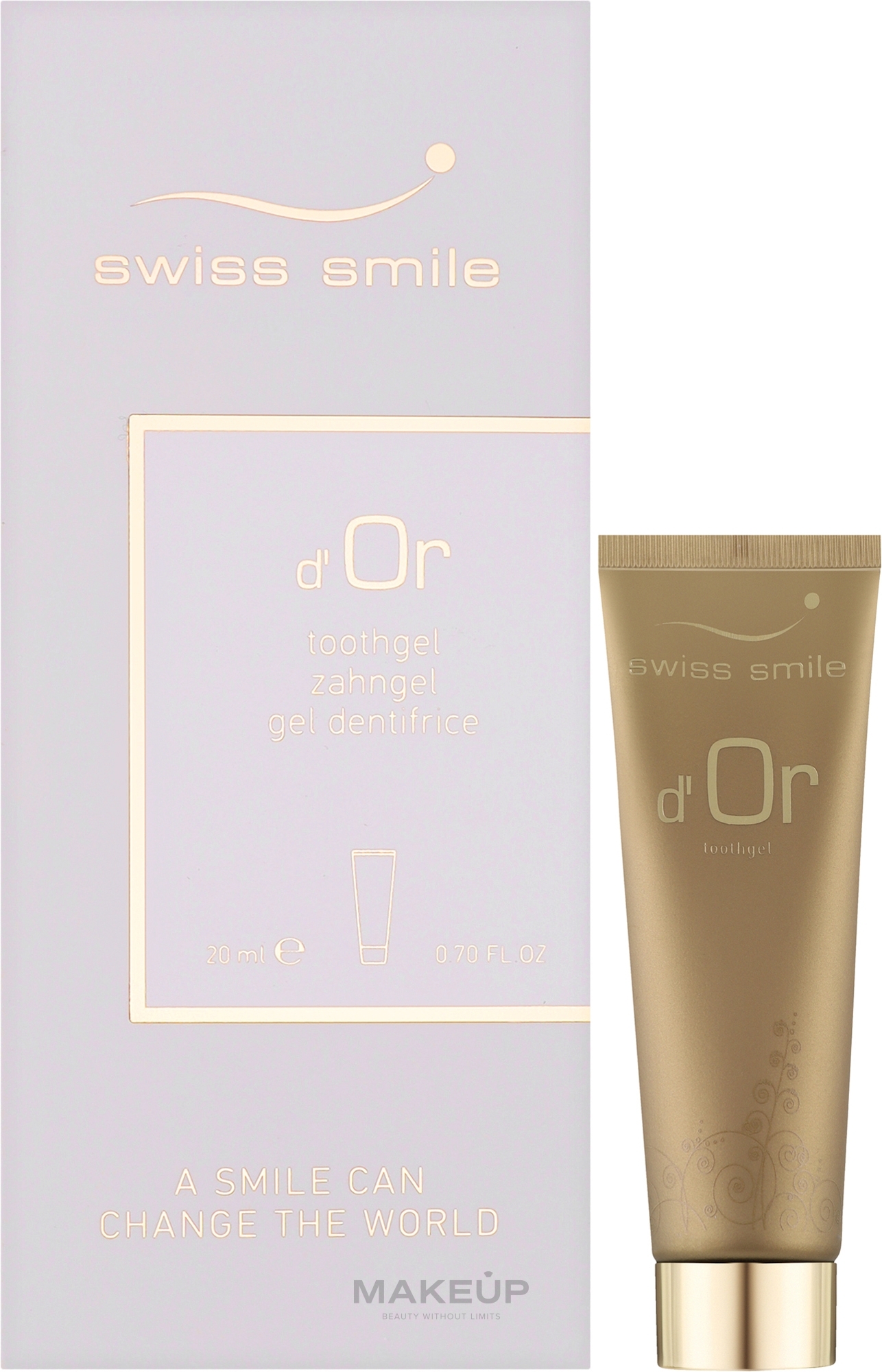 Гелеобразная зубная паста - Swiss Smile D'Or  — фото 20ml