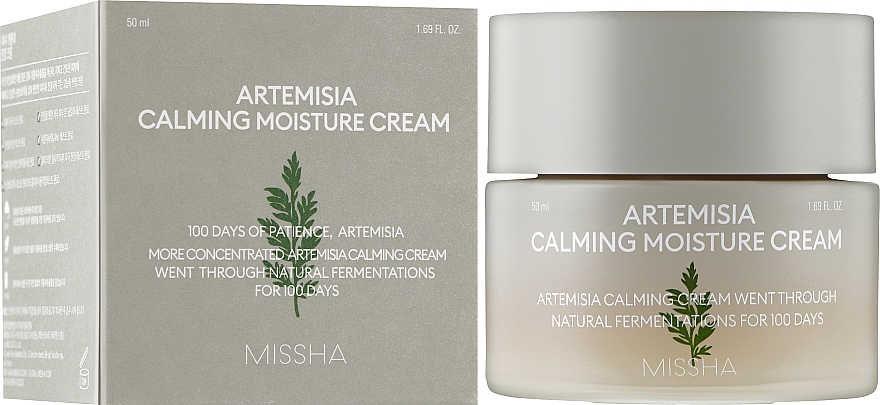 Крем для обличчя - Missha Artemisia Calming Moisture Cream — фото N2