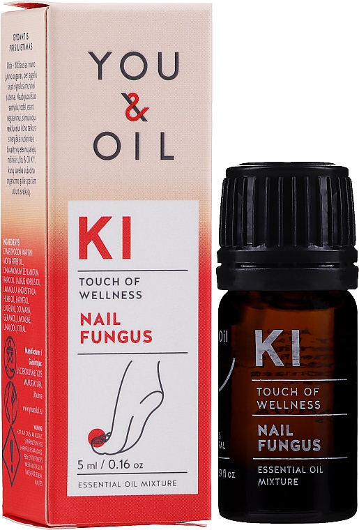 Суміш ефірних олій - You & Oil KI-Nail Fungus Touch Of Welness Essential Oil — фото N2
