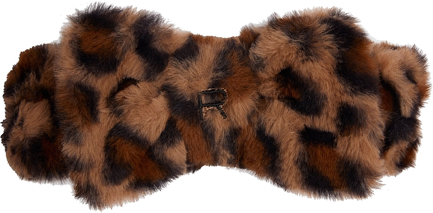Косметична пов'язка на голову, леопардова - Revolution Skincare Leopard Print Headband — фото N1
