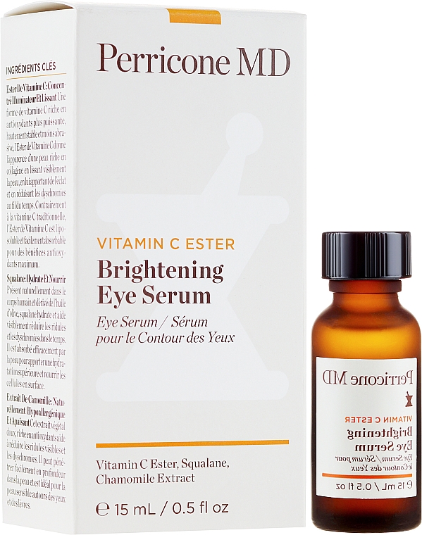 Осветляющая сыворотка для кожи вокруг глаз - Perricone MD Vitamin C Ester Brightening Eye Serum — фото N1