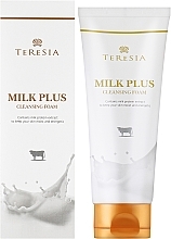 Пенка с экстрактом молочного протеина - Teresia Milk Plus Cleansing Foam — фото N2