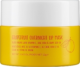 Духи, Парфюмерия, косметика Ночная маска для губ "Грейпфрут" - W7 Grapefruit Overnight Lip Mask