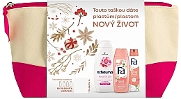 Духи, Парфюмерия, косметика Набор - Fa & Schauma Rose Oil + Divine Moments For Women (deo/150ml + sh/gel/250ml + shm/400ml + bag)