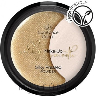 Пудра для лица - Constance Carroll Silky Make-Up Smooth Silky Pressed Powder — фото 01 - Ivory