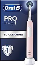 Електрична зубна щітка, рожева - Oral-B Pro 1 Cross Action Electric Toothbrush Pink — фото N3