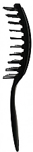Расческа для быстрой сушки волос, черная - Rolling Hills Hairbrushes Quick Dry Brush Black — фото N2