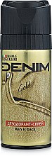 Парфумерія, косметика Denim Gold - Дезодорант-спрей