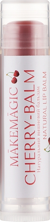 Натуральний бальзам для губ "Вишня" - Makemagic Balm Lip — фото N1