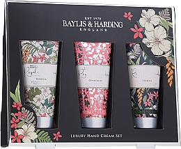 Парфумерія, косметика Набір - Baylis & Harding Royal Garden Luxury Hand Cream (h/cr/3х50ml)