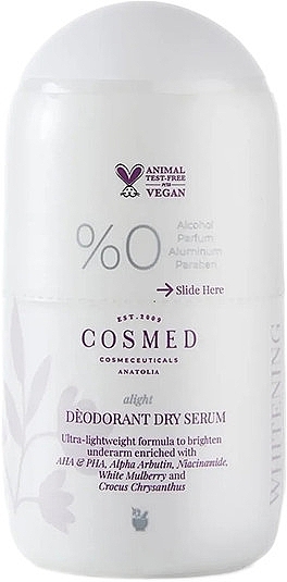 Шариковый дезодорант-сыворотка - Cosmed Alight Deodorant Dry Serum — фото N1