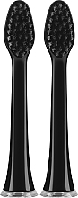 Сменные насадки для электрической зубной щетки, черные, 2 шт - Smiley Pro White Carbon Clean — фото N1