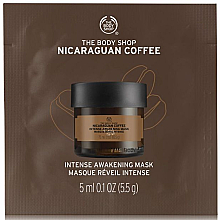 Духи, Парфюмерия, косметика Тонизирующая маска для лица - The Body Shop Nicaraguan Coffee Intense Awakening Mask (пробник)