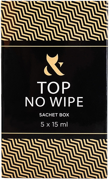 Топовое покрытие без липкого слоя в саше - F.O.X Top No Wipe Sachet — фото N2
