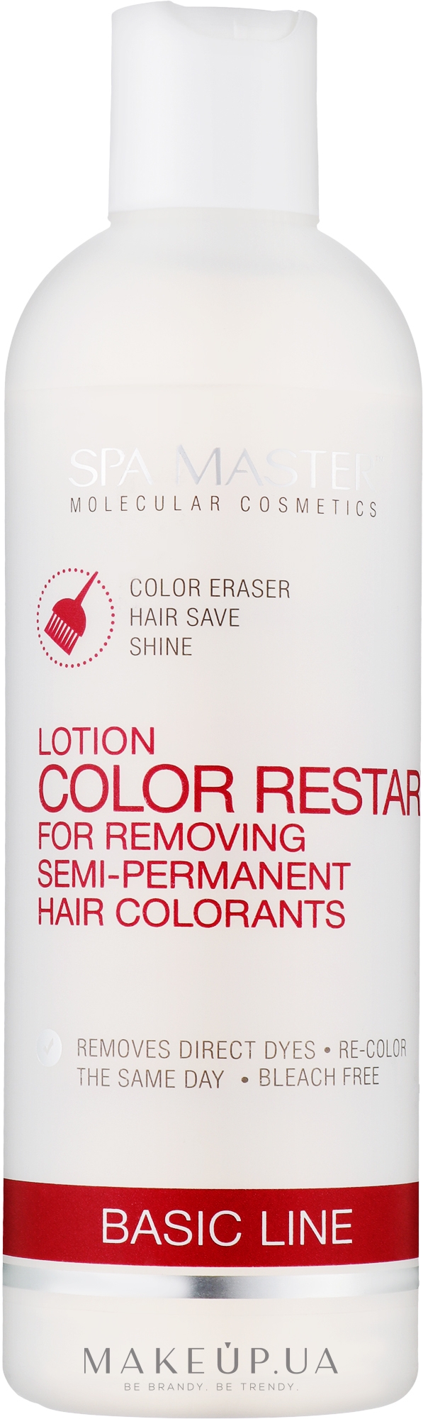 Лосьйон для видалення кольору напівстійких фарбувальних засобів - Spa Master Color Restart — фото 330ml
