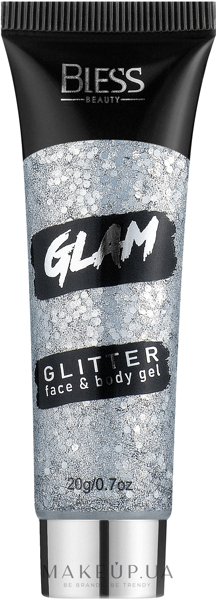 Глітер для обличчя й тіла - Bless Beauty Glam Glitter Face & Body Gel — фото 03
