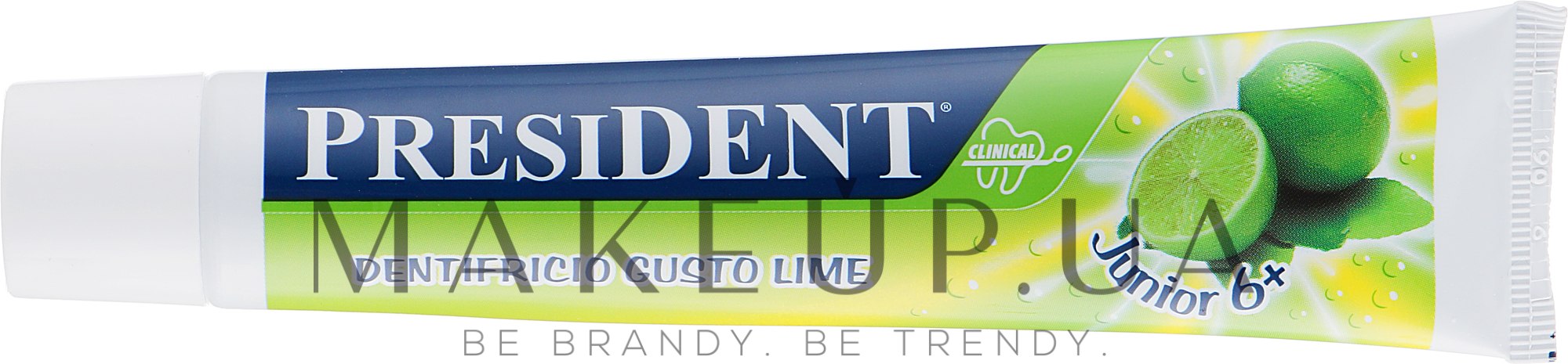 Зубна паста - President Junior Lime 6+ — фото 50ml