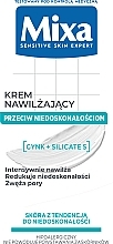 Зволожуючий крем з цинком для шкіри, схильної до недоліків - Mixa Sensitive Skin Expert 2in1 Cream — фото N2