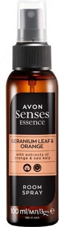 Освежитель воздуха "Герань и апельсин" - Avon Senses Essence Geranium Leaf & Orange Room Spray — фото N1