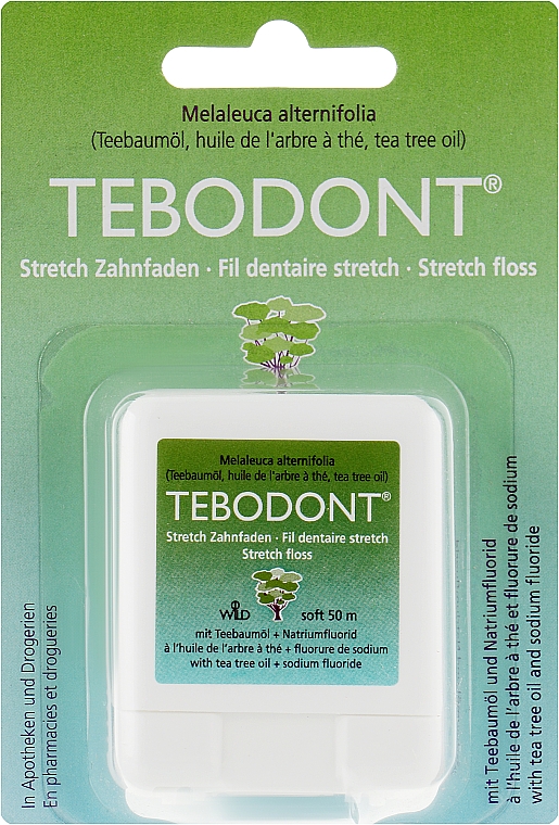 Зубная нить с маслом чайного дерева - Dr. Wild Tebodont (Melaleuca Alternifolia)
