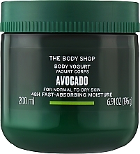 Парфумерія, косметика Йогурт для тіла "Авокадо" - The Body Shop Body Yogurt Avocado