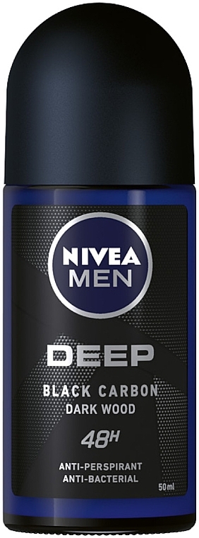 Набор - NIVEA MEN Deep Care (deo/50ml + cr/75ml + sh/gel/250ml + ash/lot/100ml) — фото N2