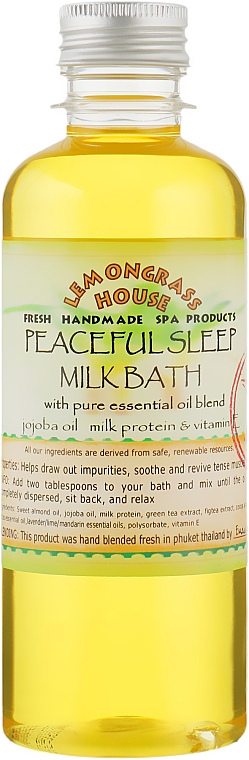 Молочная ванна "Спокойной ночи" - Lemongrass House Peaceful Sleep Milk Bath — фото N3